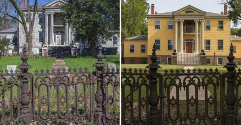 Before And After: The Crumbling Georgia Mansion Rescued From Ruin