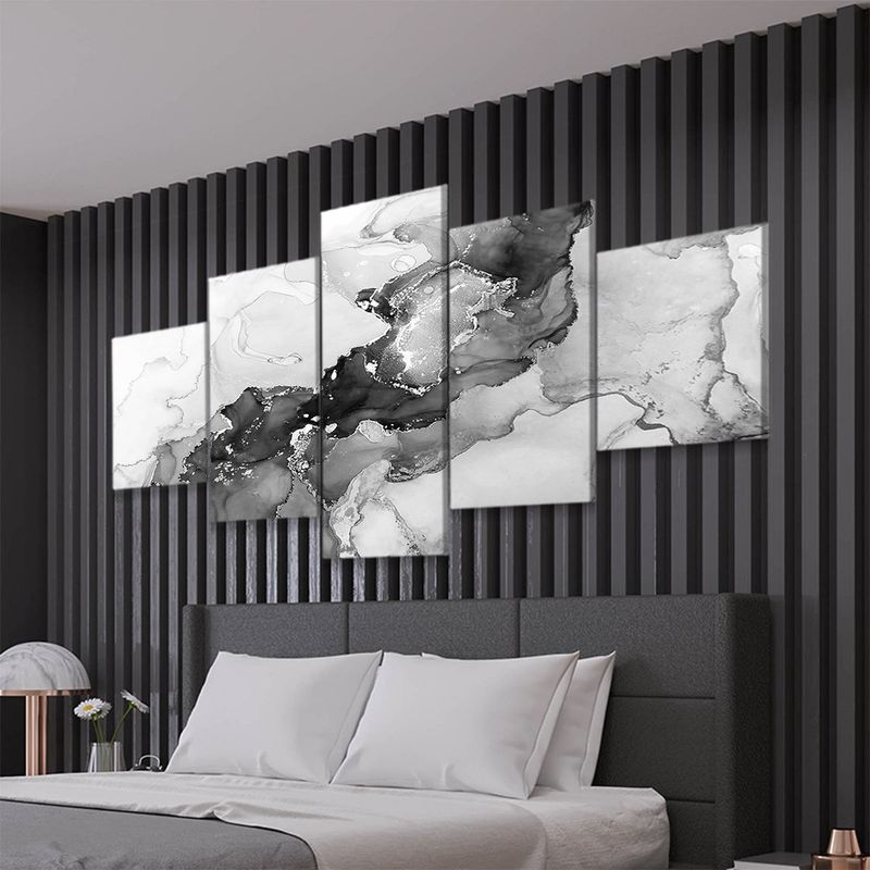 Monochrome Abstract Art Pieces