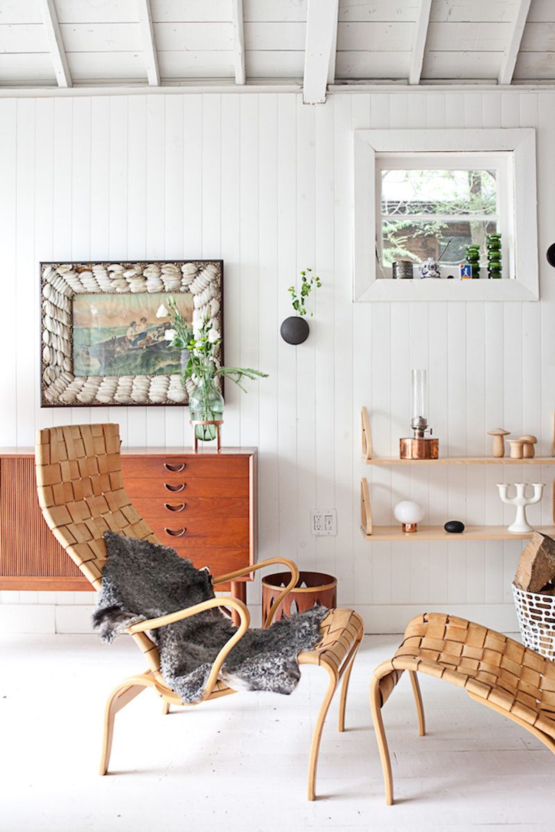 White and Wood Tones