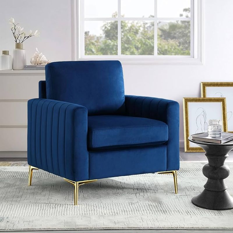 Cobalt Blue Accent Chair