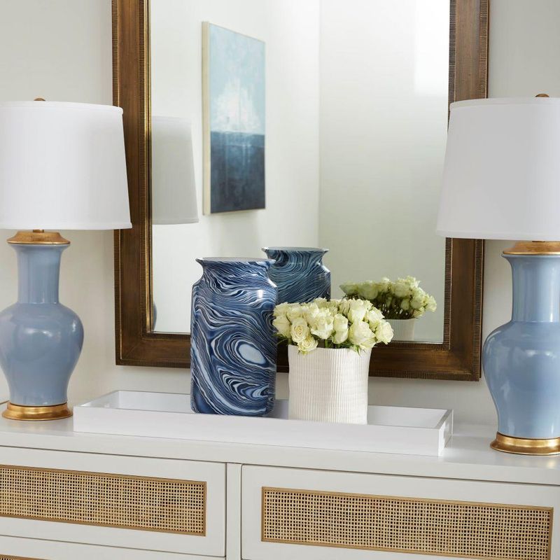 Periwinkle Bedside Lamps
