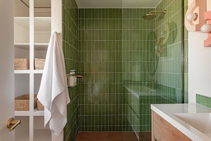 Emerald Green Shower Tile