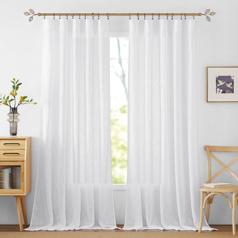 White Cotton Curtains