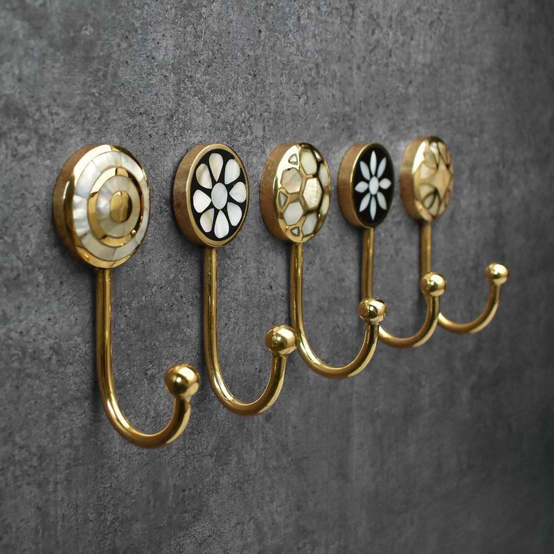 Eclectic wall hooks