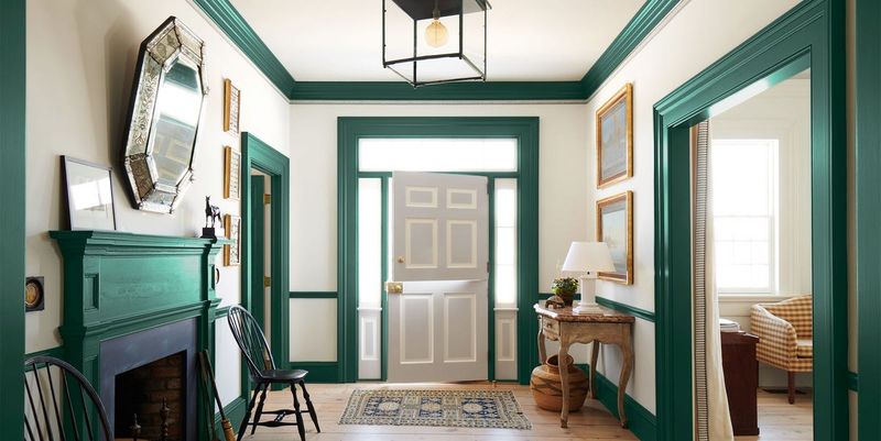 Hand-Painted Wooden Trim