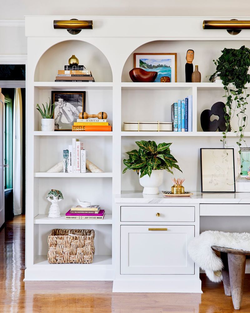 Style Bookshelves With Personal Items