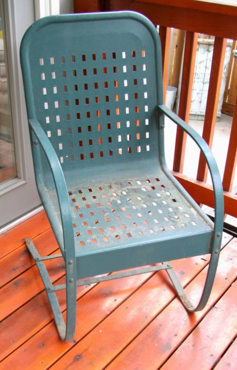 Plastic Garden Furniture In Poor Condition