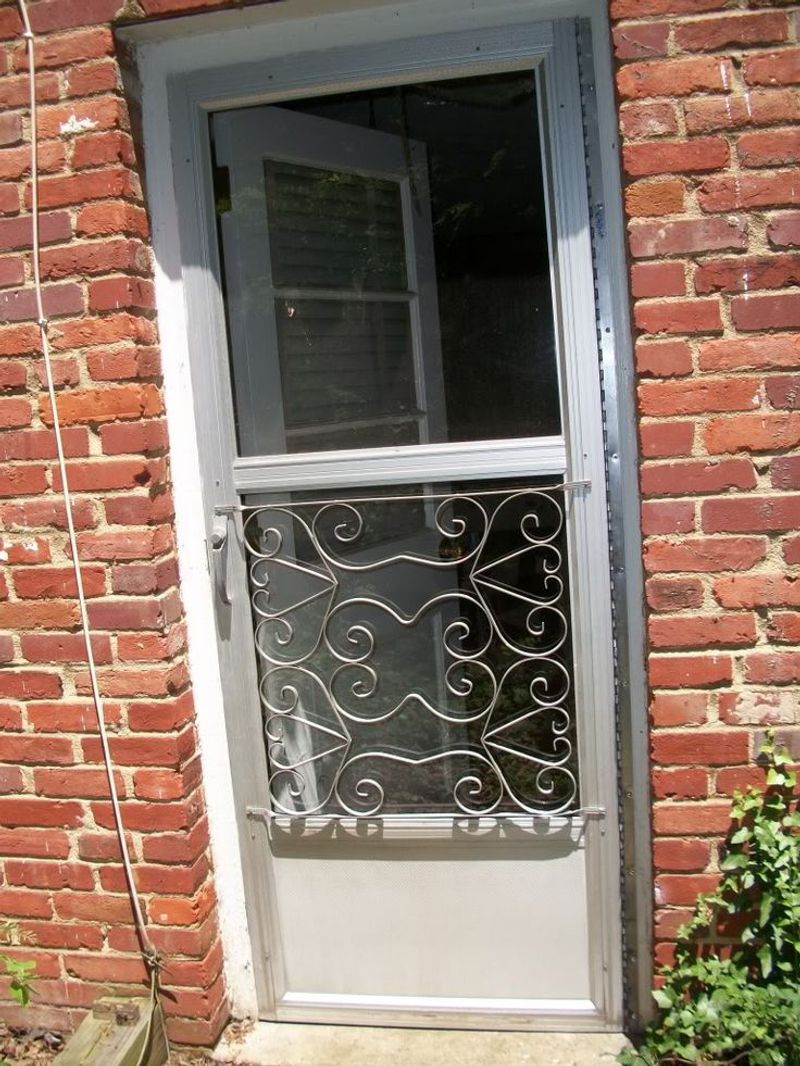 Outdated Metal Screen Doors