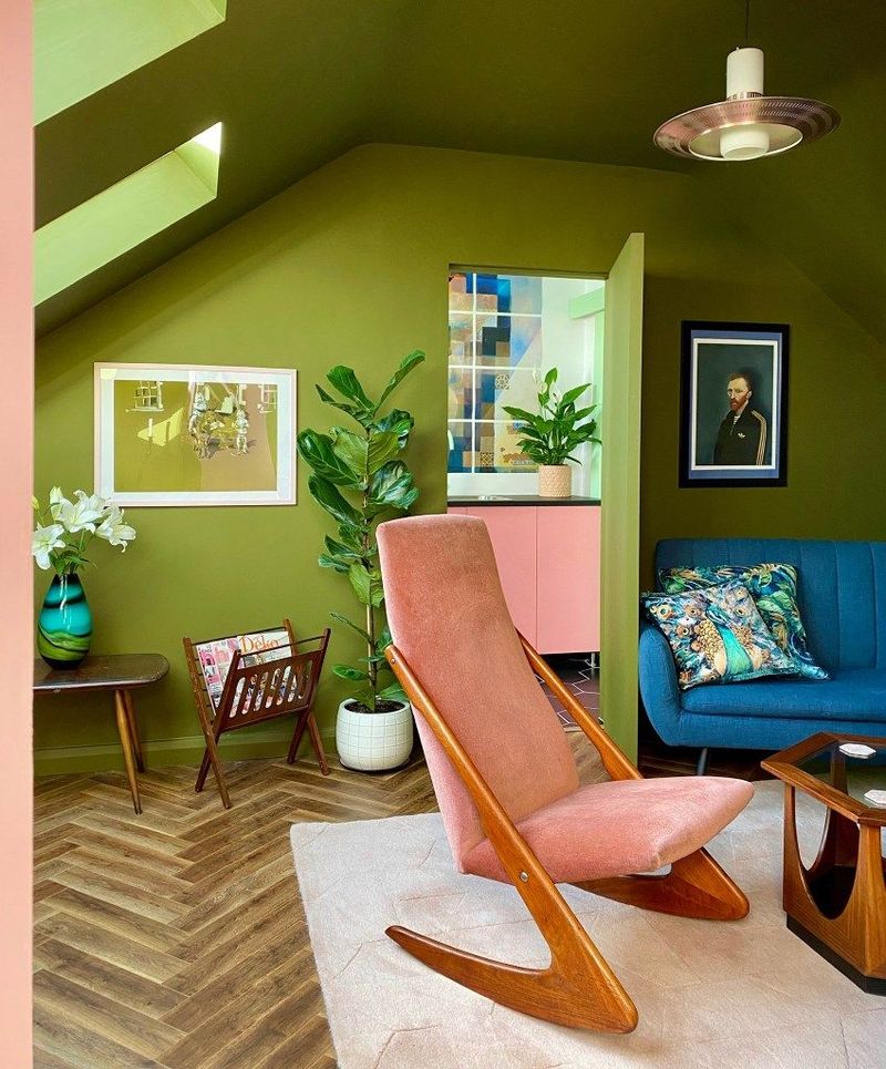 Neon Green And Hot Pink