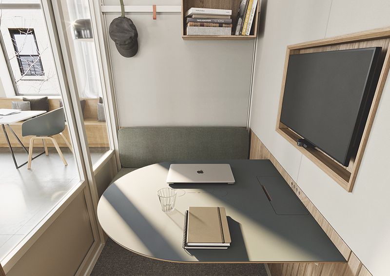 Convert Your Pantry Into A Phone Booth Office