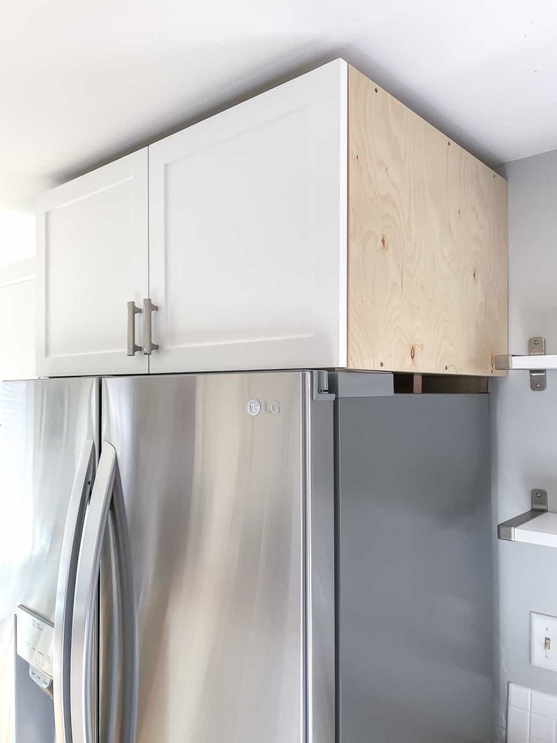 Use The Space Above Your Refrigerator