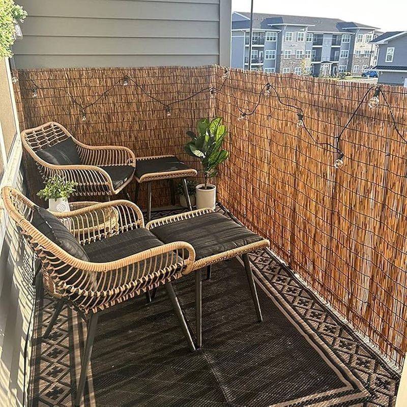 Create Privacy with Bamboo Screens