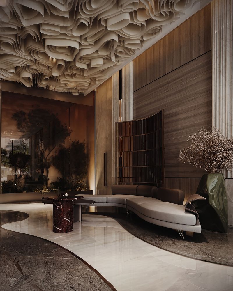 Sculptural Statement Ceilings