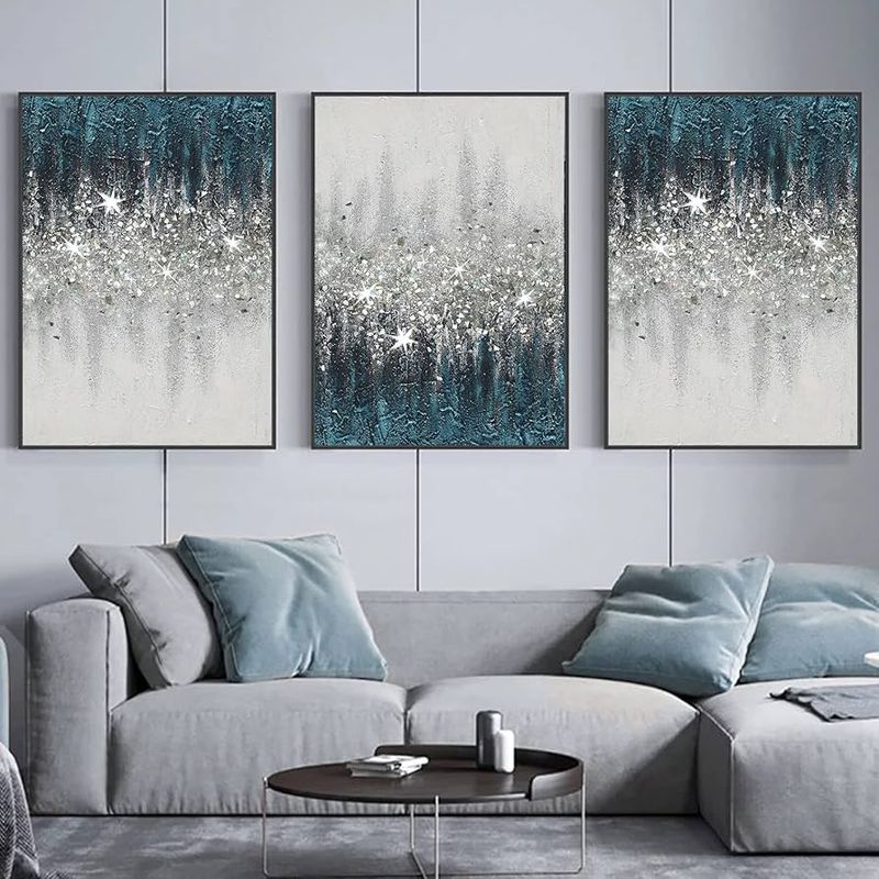 Silver Picture Frames Gallery Wall