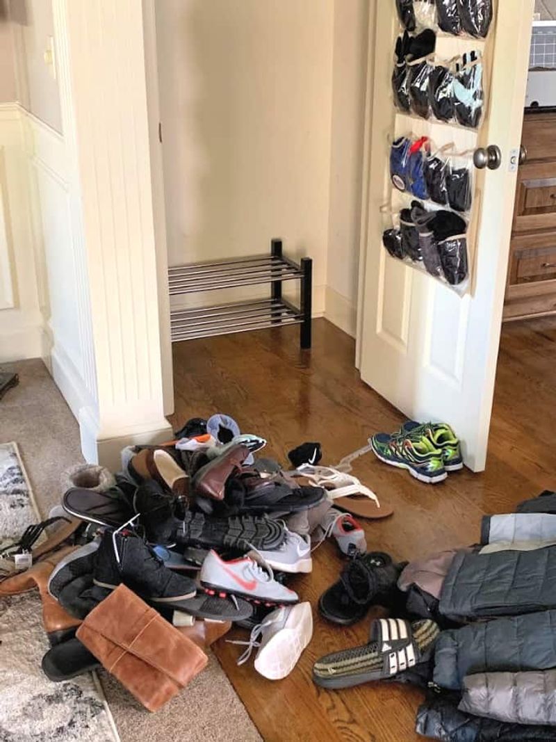 Overflowing Shoe Collection
