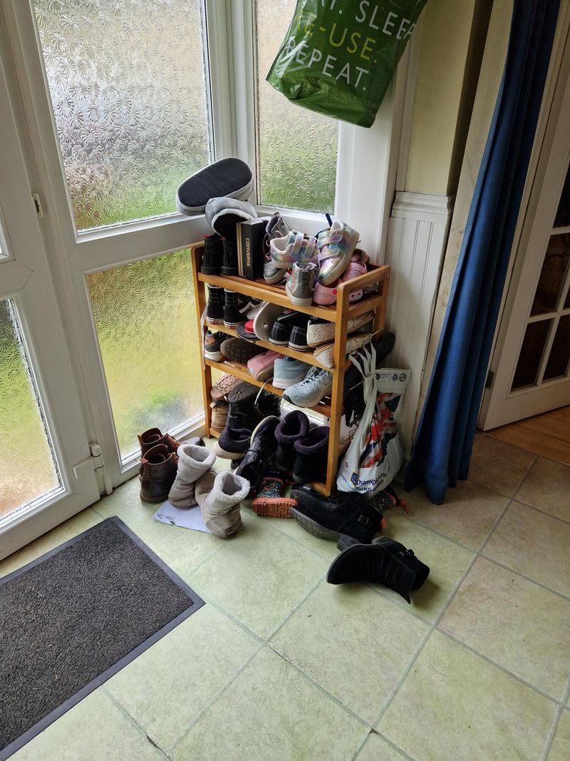Overflowing Shoe Collection
