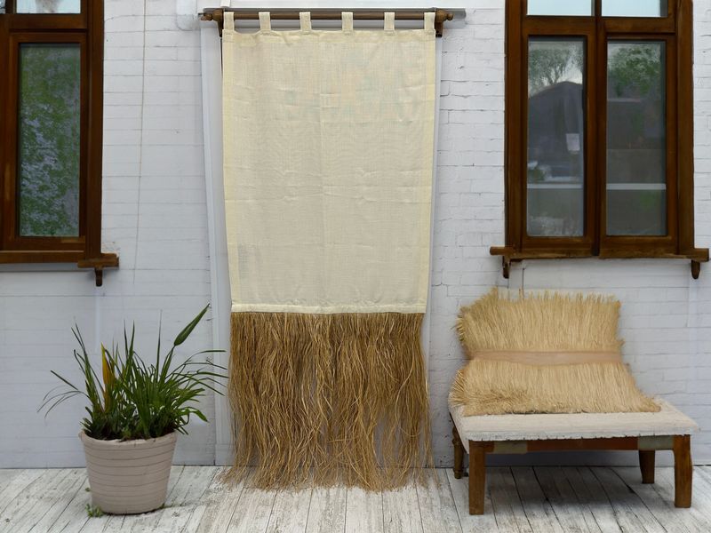 Macrame Wall Hanging Curtain Fusion