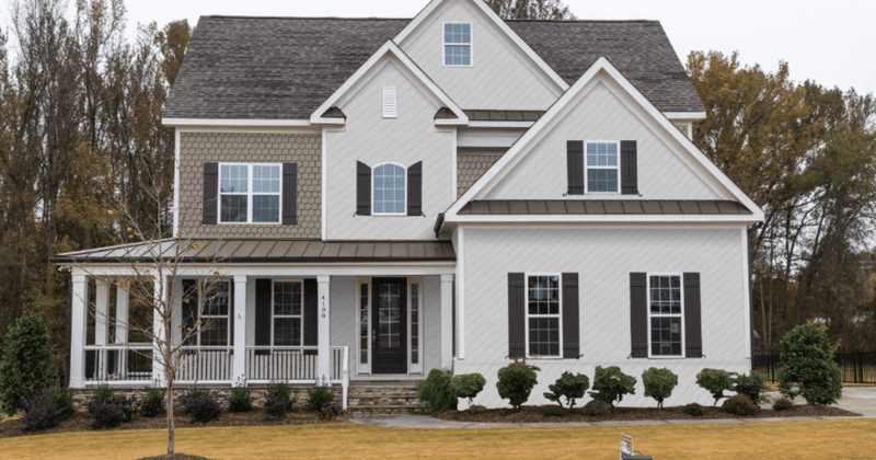 Classic White Door + Black Shutters