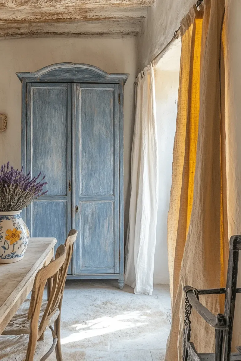 Weathered Blue Shutters