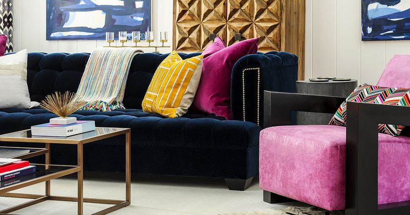 Jewel-Toned Velvet Upholstery