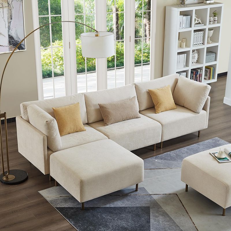 Familymill Linen Sectional