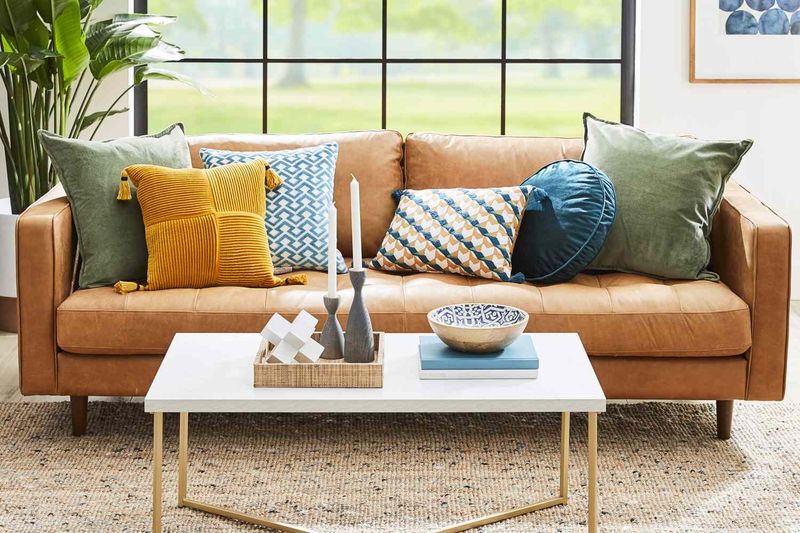 Throw Pillows in Factory Position