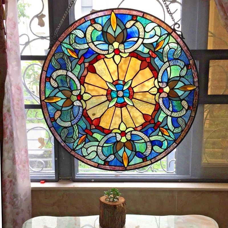 Stained Glass Window Panels And Suncatchers