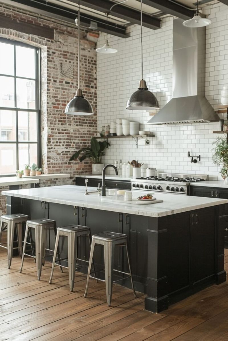 Industrial Chic With Exposed Elements