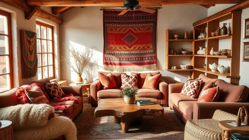 Peruvian Andean Textile-Filled Nook