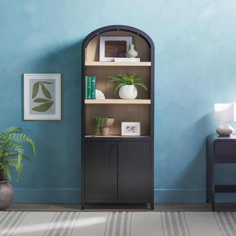 Midnight Blue Office Bookcase