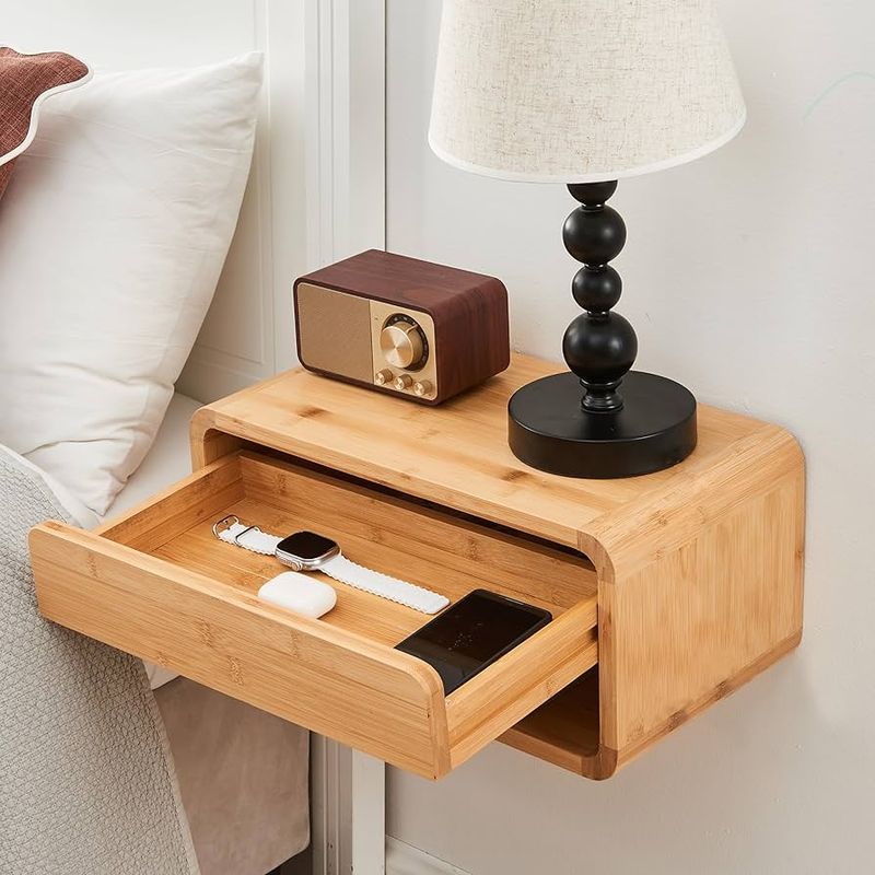 Keep Your Nightstand Surfaces Almost Clear