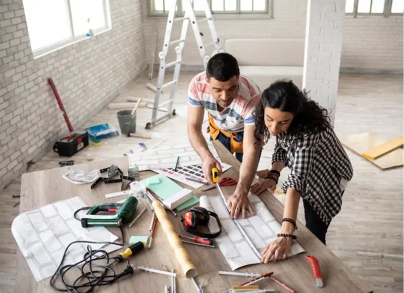 Rushing renovations without planning