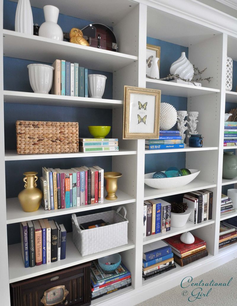 Declutter and Organize Bookshelves