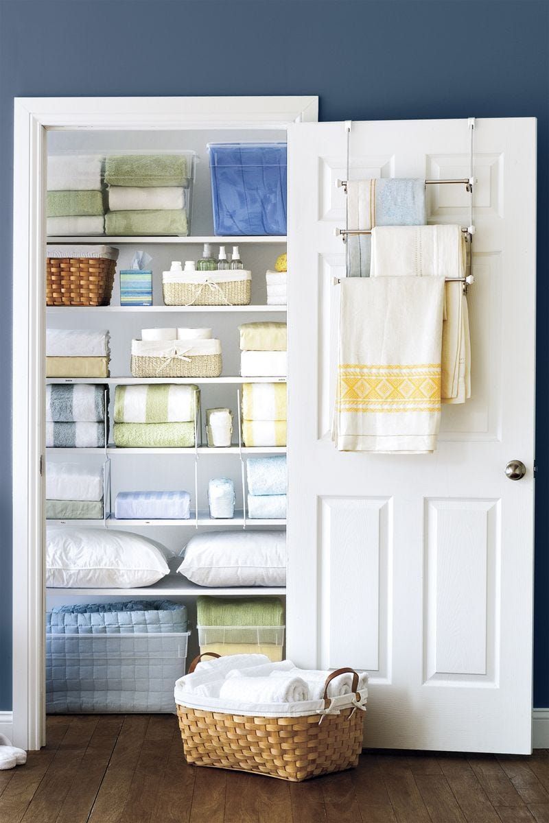 Towel Bar On Inside Door