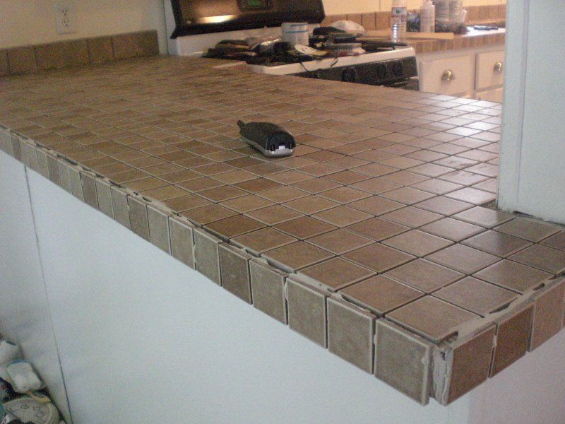 Tile Countertops With Grout Nightmares