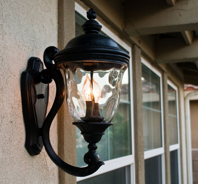 Cobweb-Covered Light Fixtures
