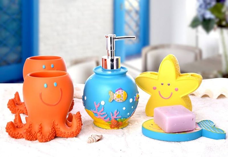 Bathroom-Themed Accessories Overload