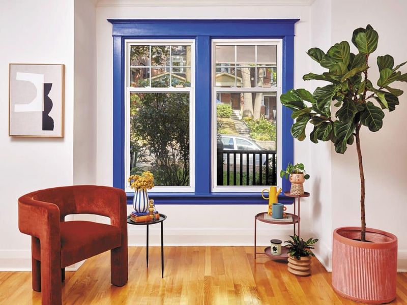 Bright Wooden Window Frames