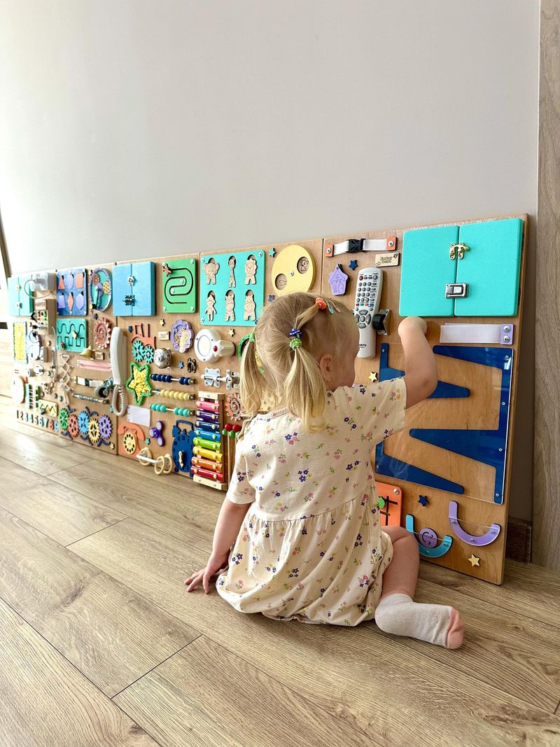 Wall-Mounted Activity Boards Save Floor Space