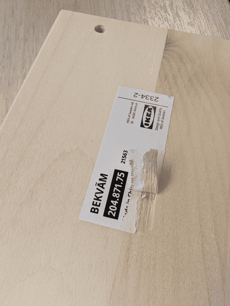 Assembly Instructions Still Visible