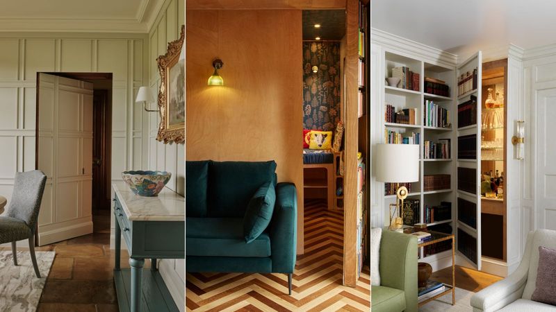 Designing powder rooms behind dramatic feature walls