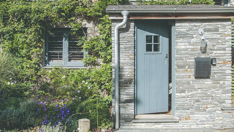 Match the Door Color to Your Exterior Palette
