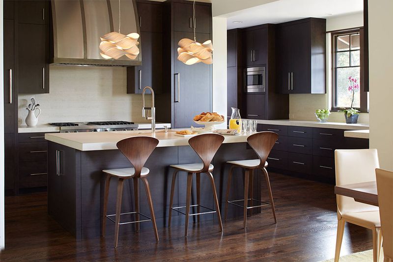 Dark Chocolate Brown Wood