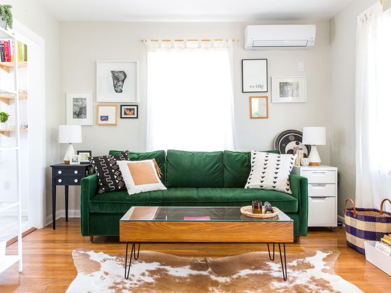 Pair Wood with Metal Accents