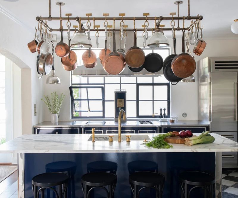 Pot Rack Hanging Space
