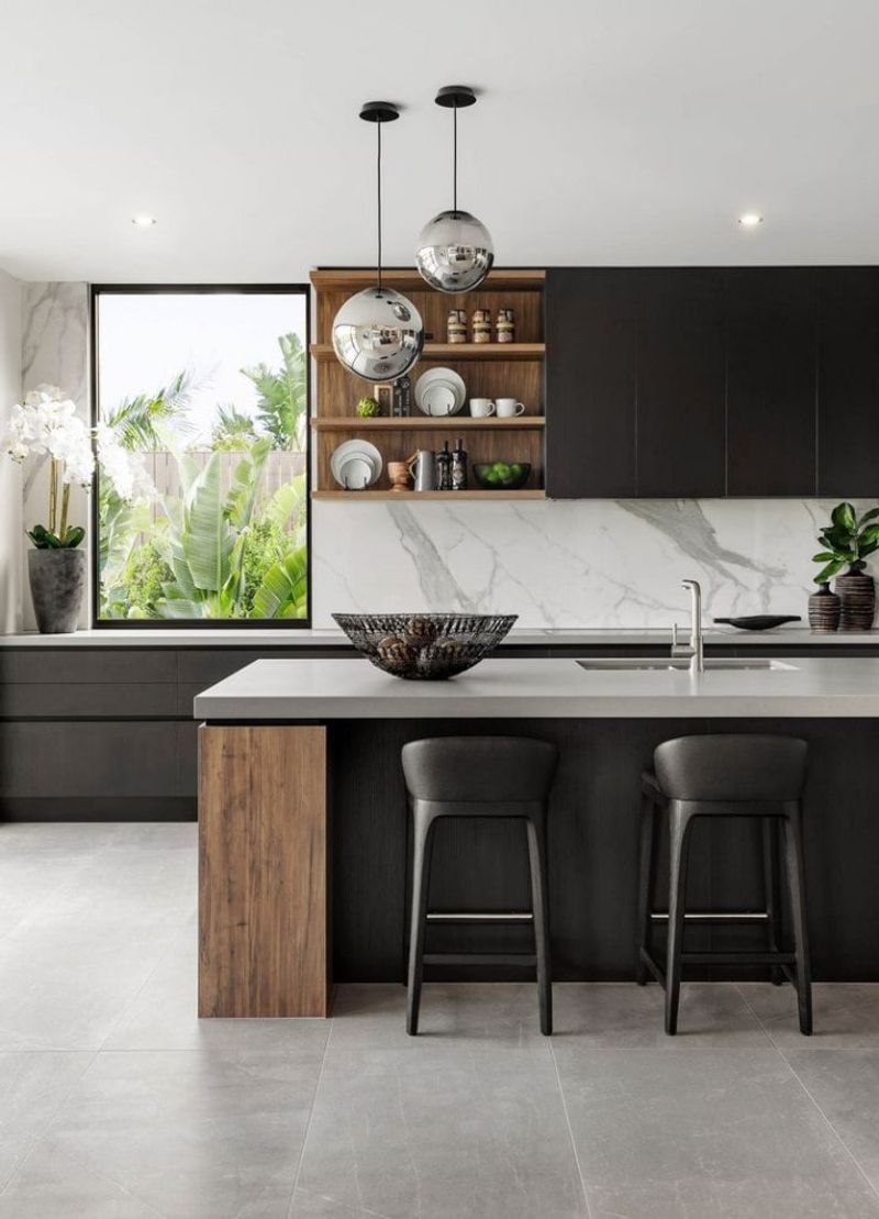 Dark Cabinets Make Spaces Feel Smaller