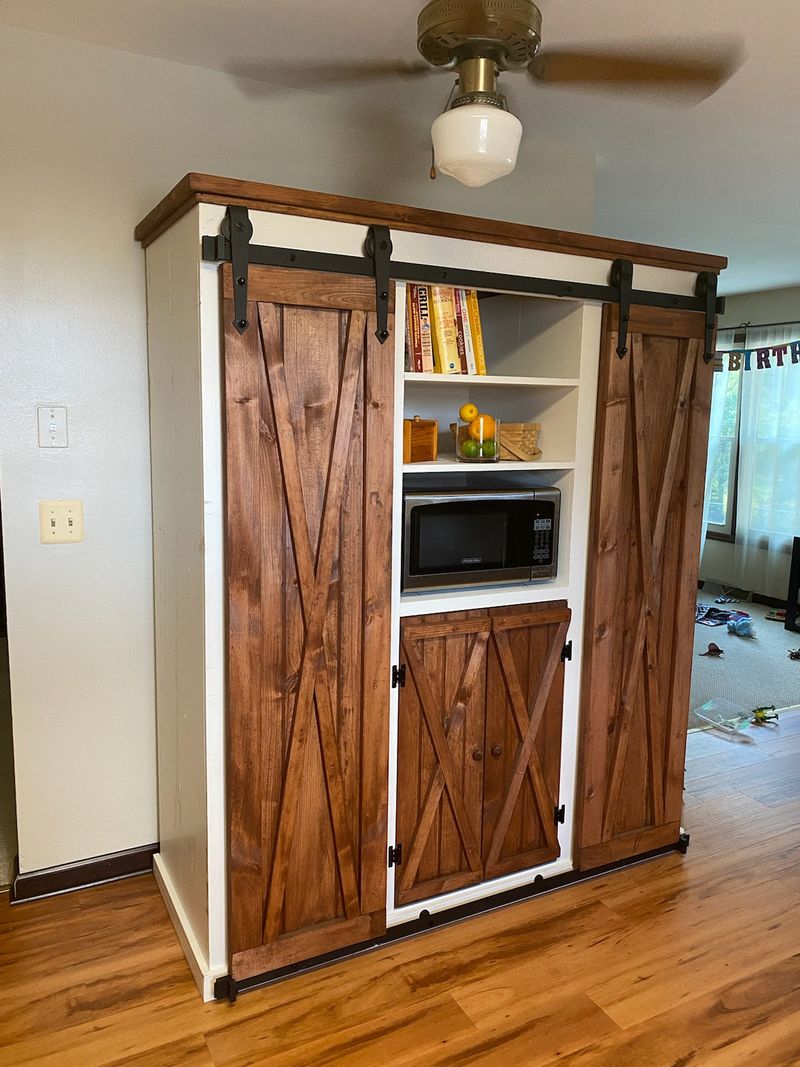 Sliding Barn Door Pantry