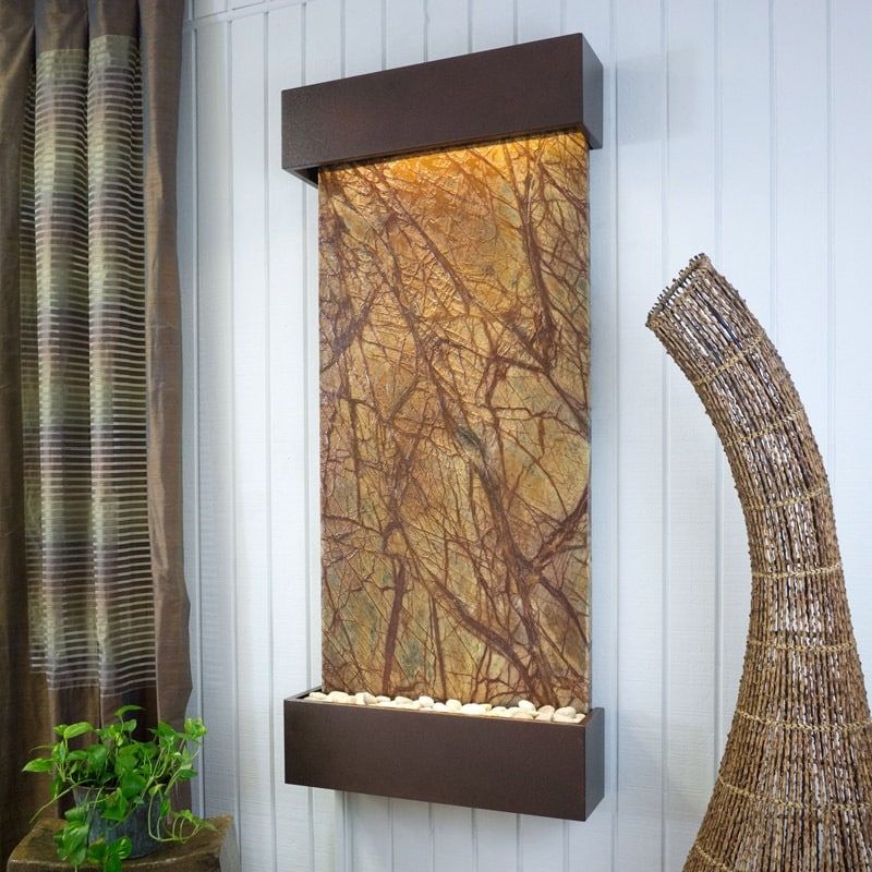 Copper wall fountains