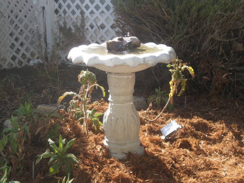 Wobbly Birdbaths With Loose Bases