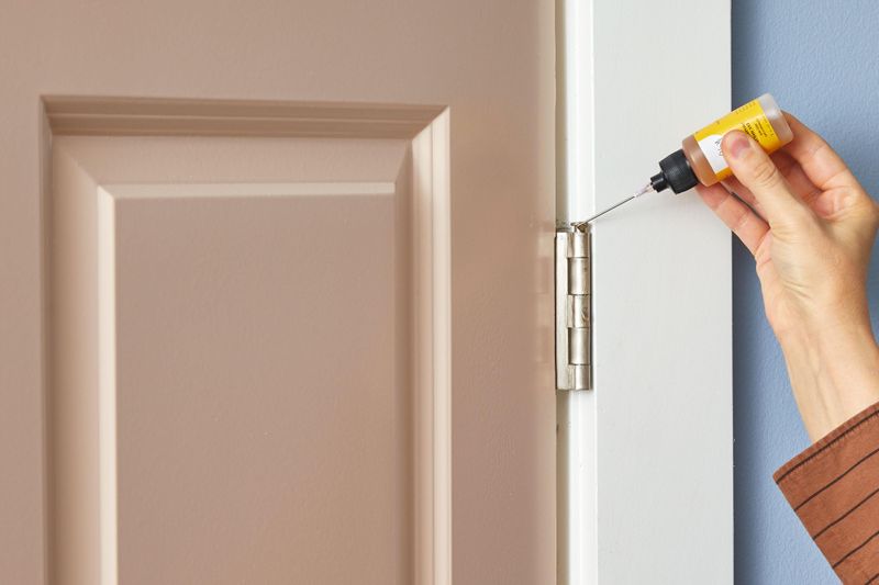 Squeaky door hinges